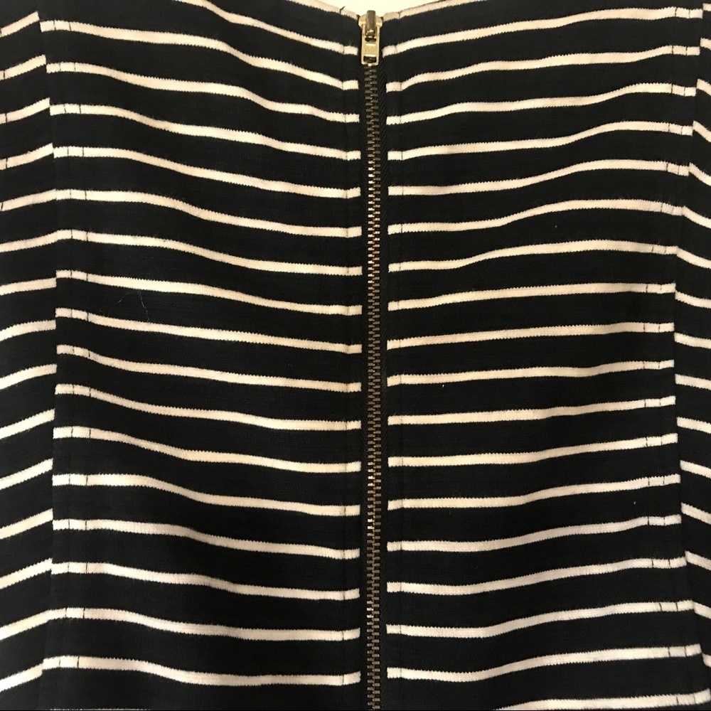 J. Crew Size 4 Dress Striped Sheath Stretch Knit - Picture 6 of 8